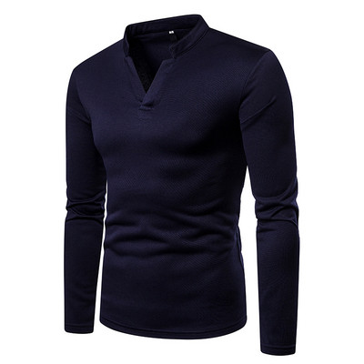 Άνετη ανδρική μπλούζα V σε διάφορα χρώματα