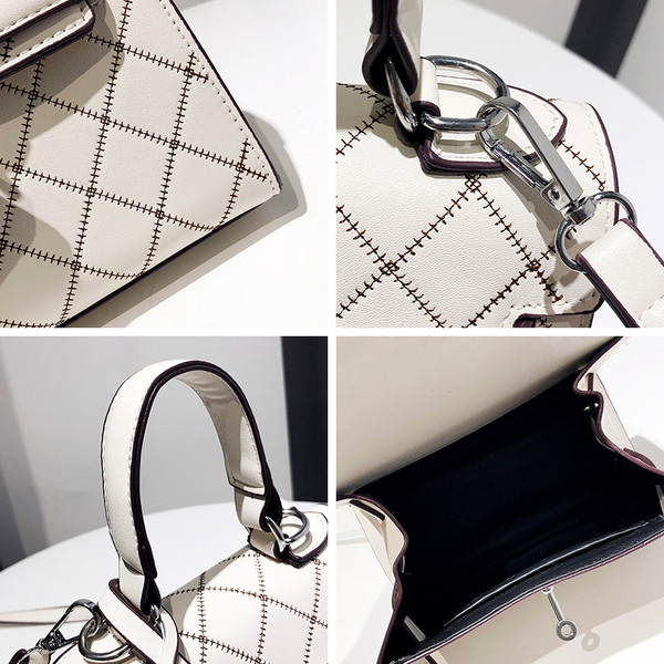 Κομψή γυναικεία τσάντα σε διάφορα χρώματα με μικρή και μακρά λαβή