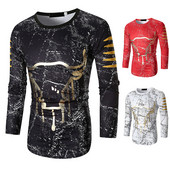 Modern férfi blúz, hosszú ujjú, három színben