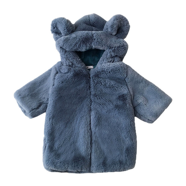 Παιδικό μπουφάν με μαλακό κάλυμμα και στοιχείο 3D