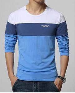 Αθλητική-casual ανδρική μπλούζα με επιγραφή σε τρία χρώματα