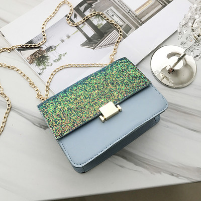 Egyedi női fényes ökobőr táska négy színben