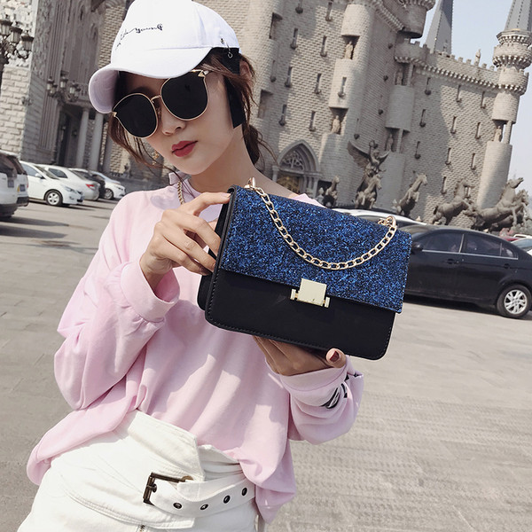 Egyedi női fényes ökobőr táska négy színben