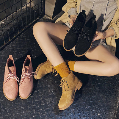 Γυναικείες μπότες eco σουέτ σε τρία χρώματα