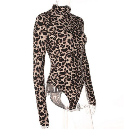 Μοντέρναο γυναικείο κορμάκι με υψηλό γιακά 