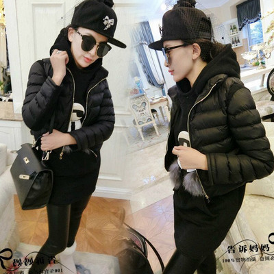 Χειμερινό γυναικείο σετ  - κοντό φόρεμα με κουκούλα και σακάκι