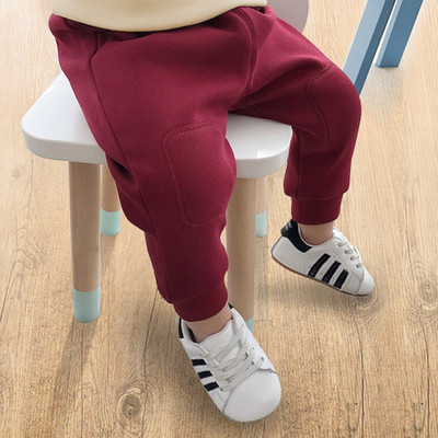 Καθημερινά παιδικά παντελόνια για αγόρια με απαλή επένδυση σε δύο μοντέλα