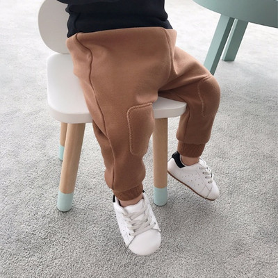 Καθημερινά παιδικά παντελόνια για αγόρια με απαλή επένδυση σε δύο μοντέλα