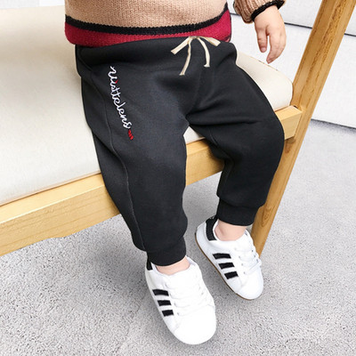 Καθημερινά παιδικά παντελόνια για αγόρια με απαλή επένδυση σε δύο μοντέλα