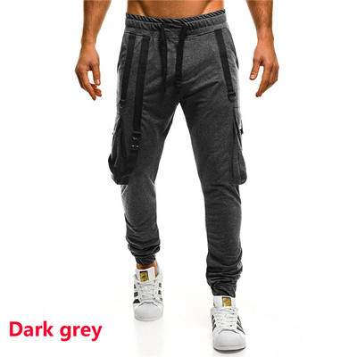Ανδρικά αθλητικά παντελόνια με τσέπες και κορδόνια σε διάφορα χρώματα