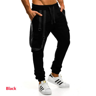 Ανδρικά αθλητικά παντελόνια με τσέπες και κορδόνια σε διάφορα χρώματα