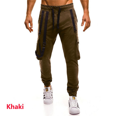 Ανδρικά αθλητικά παντελόνια με τσέπες και κορδόνια σε διάφορα χρώματα