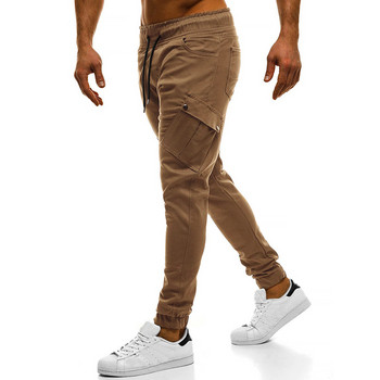 Мъжки спортен панталон Slim модел с джобове в няколко цвята