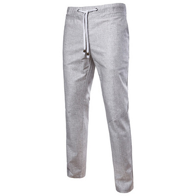 Αθλητικά κομψά ανδρικά παντελόνια με ελαστική μέση σε τρία χρώματα