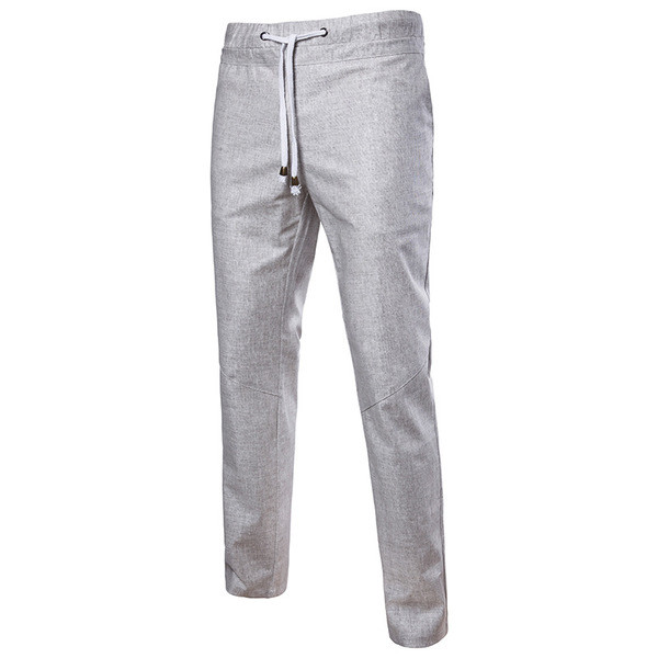 Αθλητικά κομψά ανδρικά παντελόνια με ελαστική μέση σε τρία χρώματα