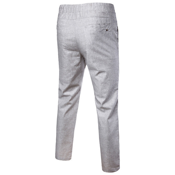 Αθλητικά κομψά ανδρικά παντελόνια με ελαστική μέση σε τρία χρώματα