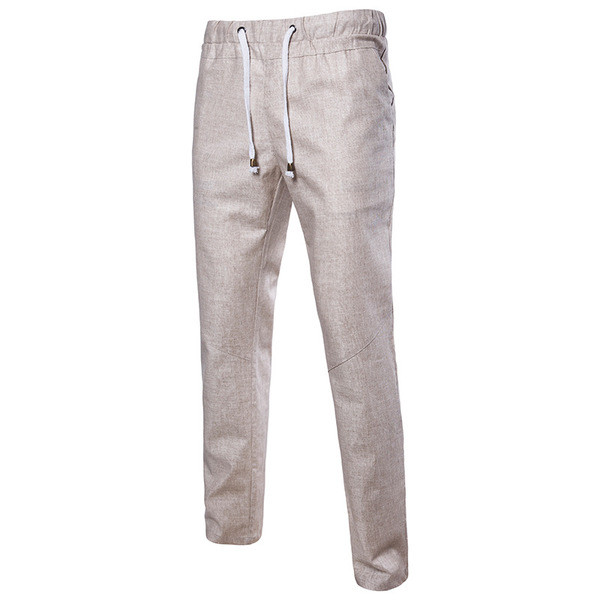 Αθλητικά κομψά ανδρικά παντελόνια με ελαστική μέση σε τρία χρώματα