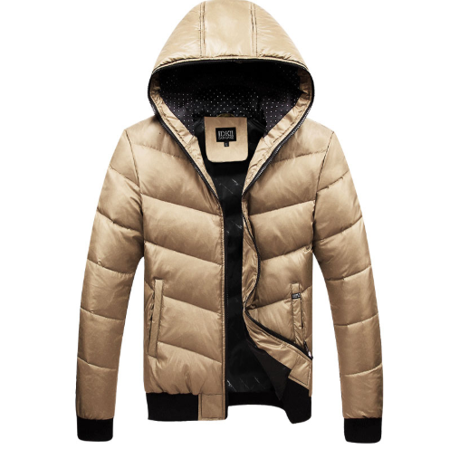 Зимно мъжко яке с качулка в няколко цвята