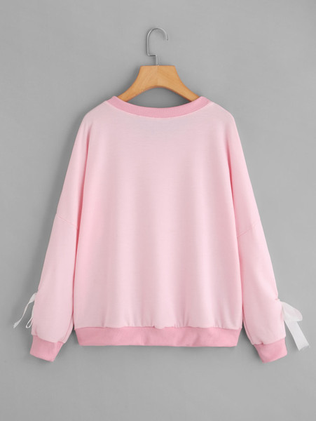 Γυναικείες μπλούζες αθλητισμού με έγχρωμο κέντημα και ο-λαιμό σε δύο χρώματα