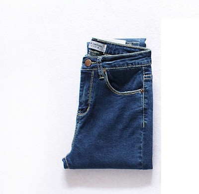 Απαλά γυναικεία τζιν σε δύο χρώματα με ψηλή  μέση