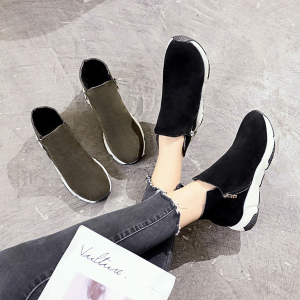 Γυναικεία αθλητικά κομψά παπούτσια σε δύο χρώματα