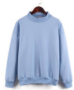 Sima női blúz O-nyakkal, több színben