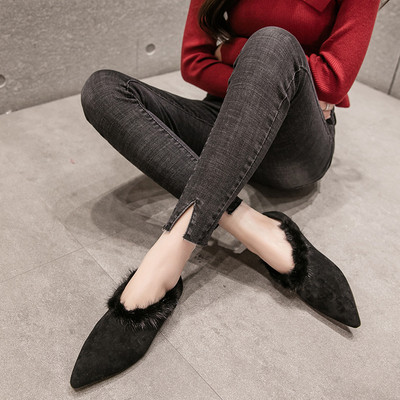 Alkalmi női farmer három színben, hasítékkal