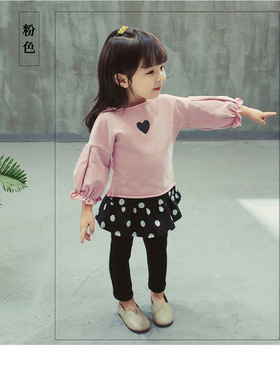 Παιδικό σετ μόδας για κορίτσια σε δύο χρώματα