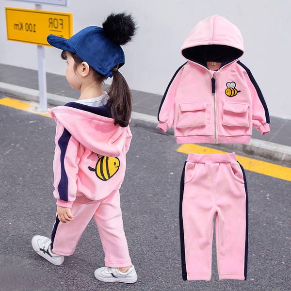 Gyerekkészlet lányoknak két színben - rózsaszín és kék