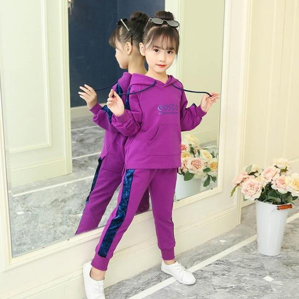 Μοντέρνο παιδικό σετ για κορίτσια σε τρία χρώματα