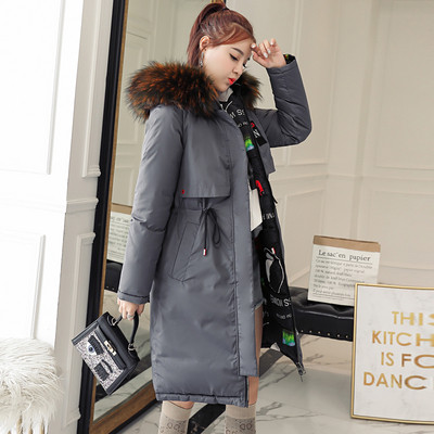 Női téli kabát színes béléssel és kapucnival több színben