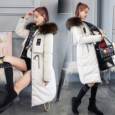 Női téli kabát színes béléssel és kapucnival több színben