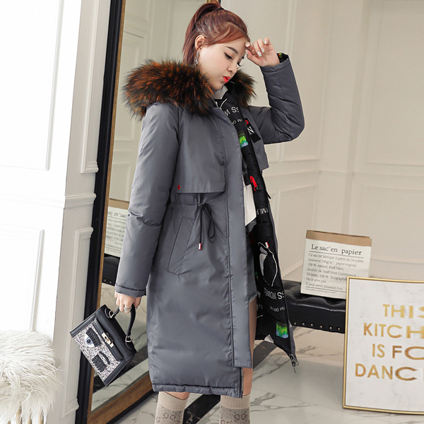 Női téli kabát színes béléssel és kapucnival több színben