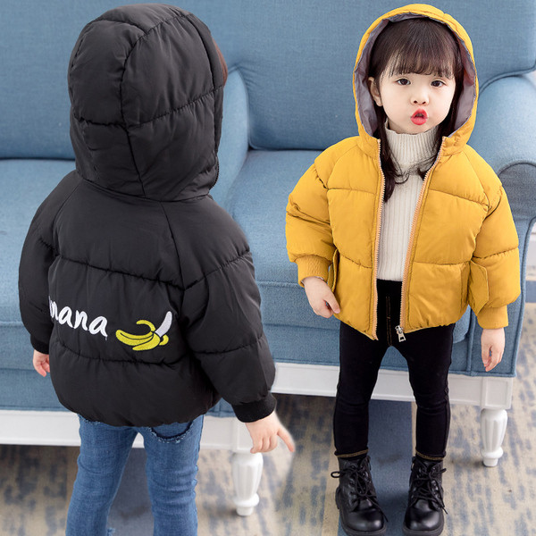 Παιδικό χειμωνιάτικο  μπουφάν για κορίτσια σε διαφορετικά χρώματα