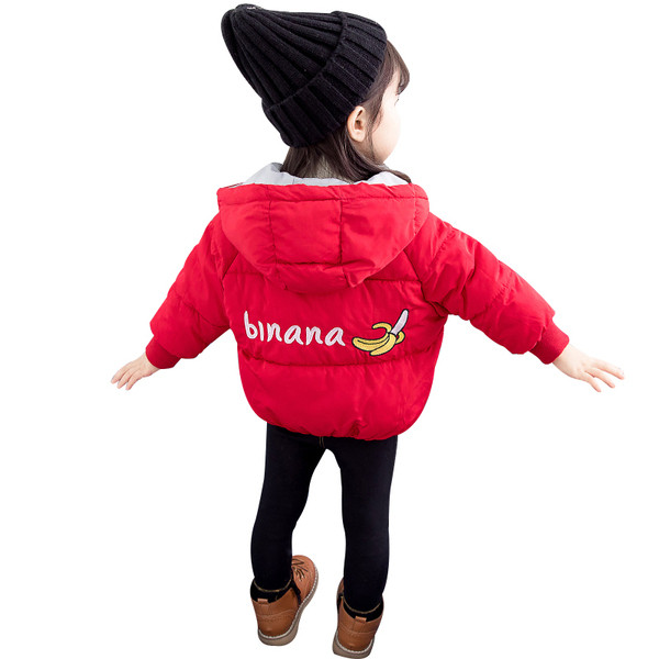 Παιδικό χειμωνιάτικο  μπουφάν για κορίτσια σε διαφορετικά χρώματα