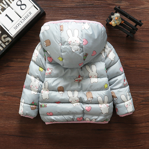 Jelenlegi gyerekkabát lányoknak két színben