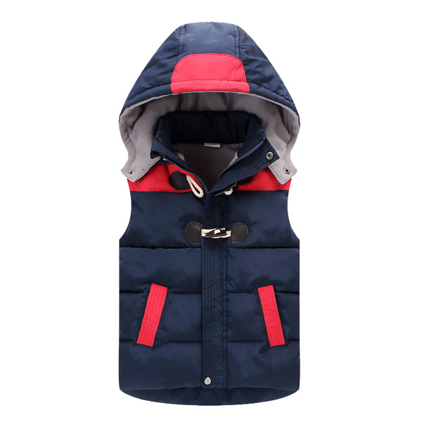 Vesta moderna pentru copii pentru baieti in doua culori