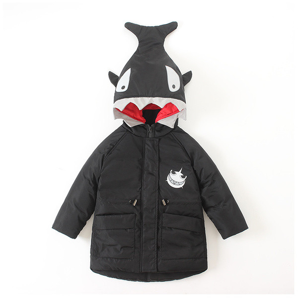 Geaca de copii actuala pentru baieti in trei culori cu element 3D