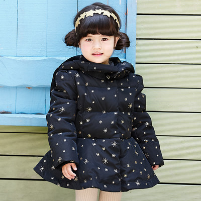 Μοντέρνο παιδικό μπουφάν για τα κορίτσια σε δύο χρώματα