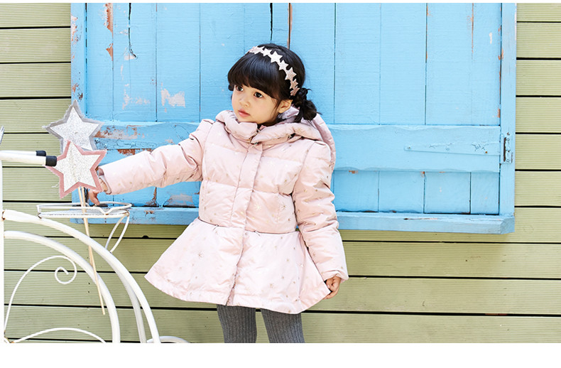 Μοντέρνο παιδικό μπουφάν για τα κορίτσια σε δύο χρώματα