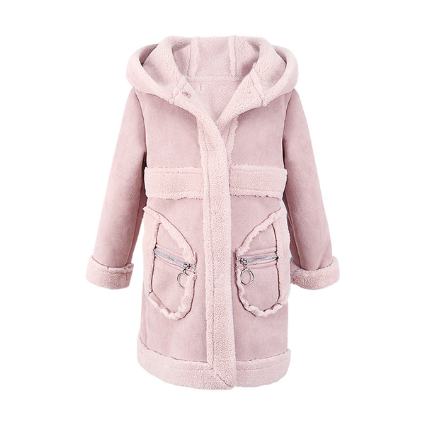 Modern gyerekkabát lányoknak két színben