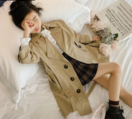 Modern barna színű gyermek esőkabát lányoknak