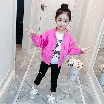 Modern gyerekkabát lányoknak két színben - sárga és rózsaszín