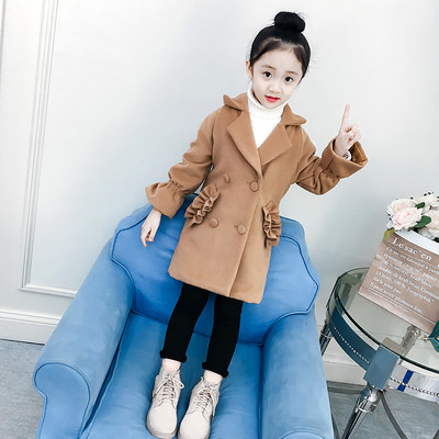 Modern gyerekkabát két színben lányoknak