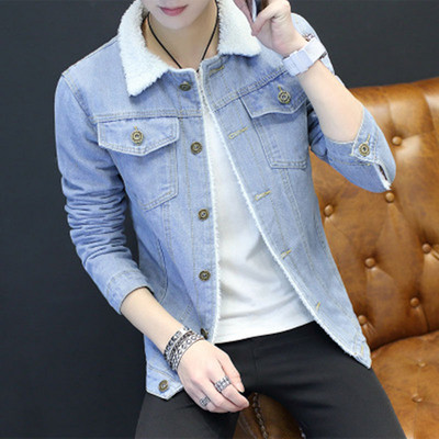 Καθημερινή σακάκι denim για το χειμώνα σε τέσσερα χρώματα
