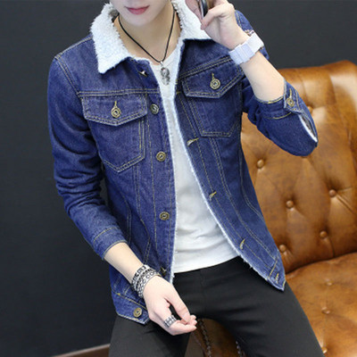Καθημερινή σακάκι denim για το χειμώνα σε τέσσερα χρώματα