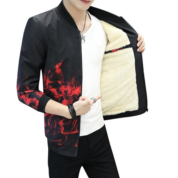 Модерно мъжко яке с плътна потплата 