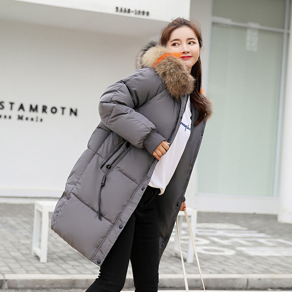 Modern női hosszú kabát több színben