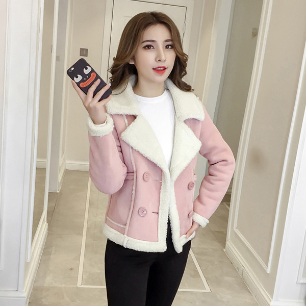 Stílusos női kabát gombokkal több színben