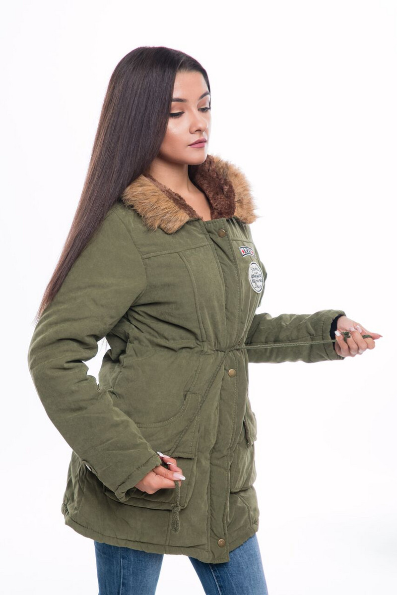 Γυναικείο χειμωνιάτικο μπουφάν με απαλή επένδιση  και κουκούλα σε επτά χρώματα